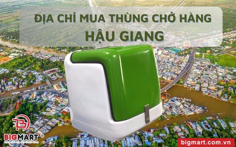 thùng chở hàng xe máy Hậu Giang