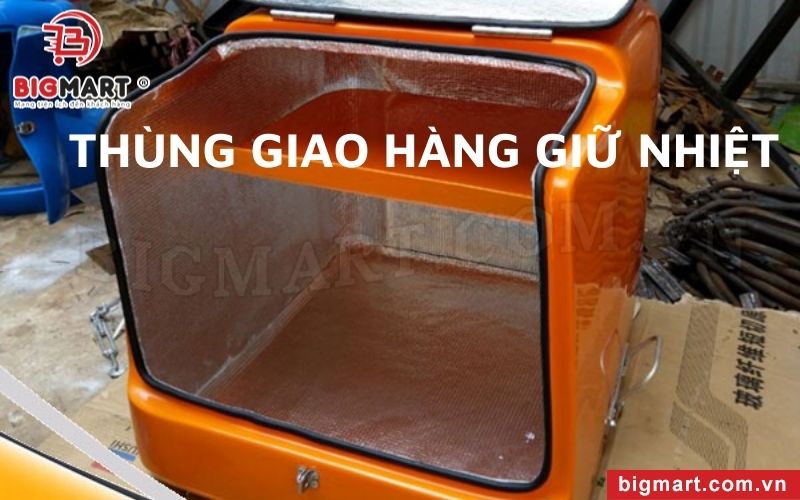 Thùng giao hàng giữ nhiệt - Giao đồ ăn, hàng đông lạnh