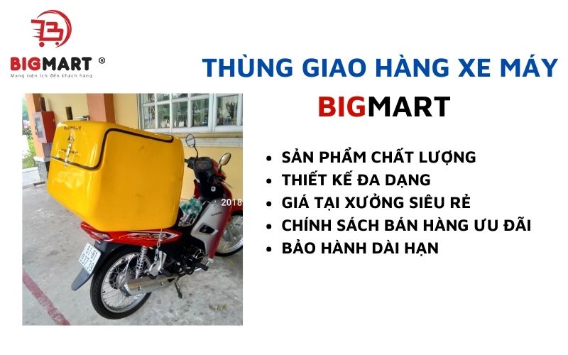 Địa chỉ mua thùng giao hàng xe máy tại Sóc Trăng