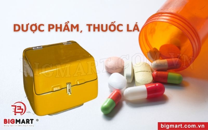 Thùng chở hàng giao dược phẩm, thuốc lá