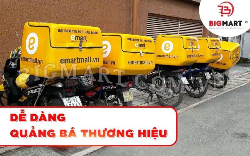 Dán decal logo dễ dàng quảng bá thương hiệu