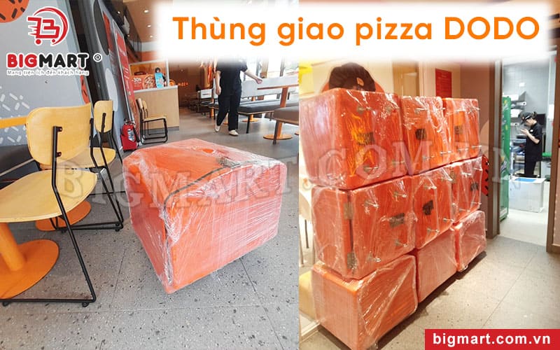 Đối tác khách hàng làm thùng bánh pizza DODO