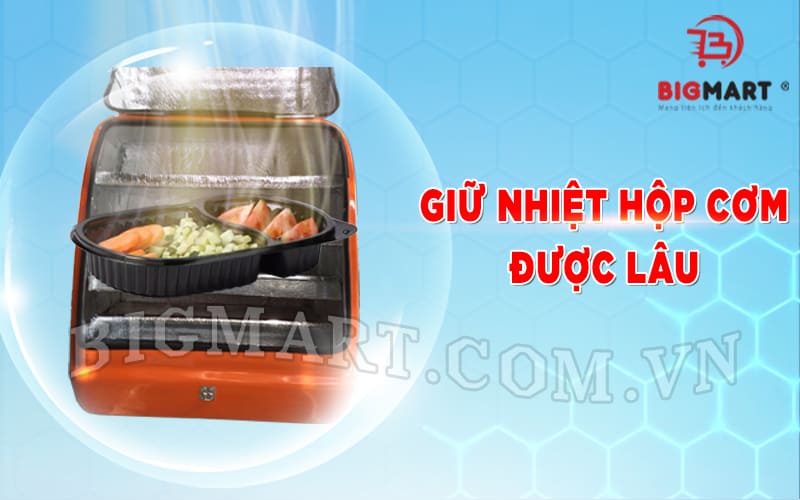 Thùng giao cơm hộp giữ nhiệt hiệu quả