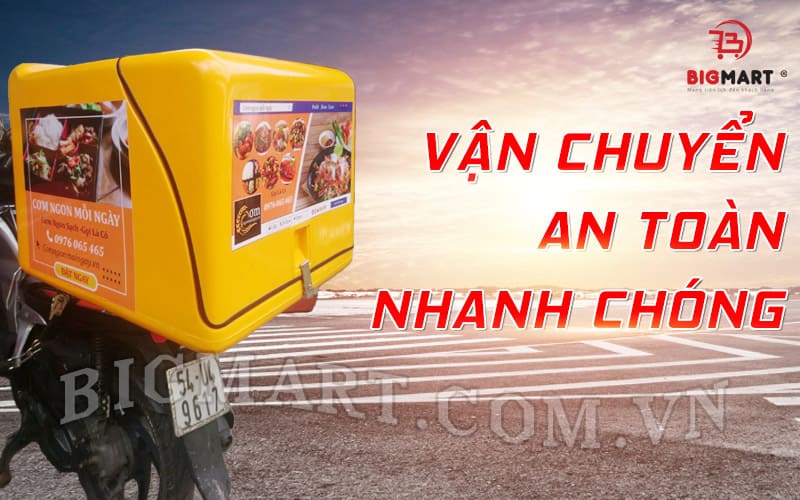 Thùng ship cơm hộp nhanh chóng, tiện lợi