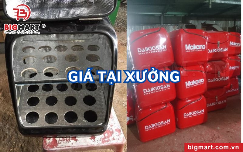 thùng chở hàng xe máy An Giang Giá rẻ tại xưởng