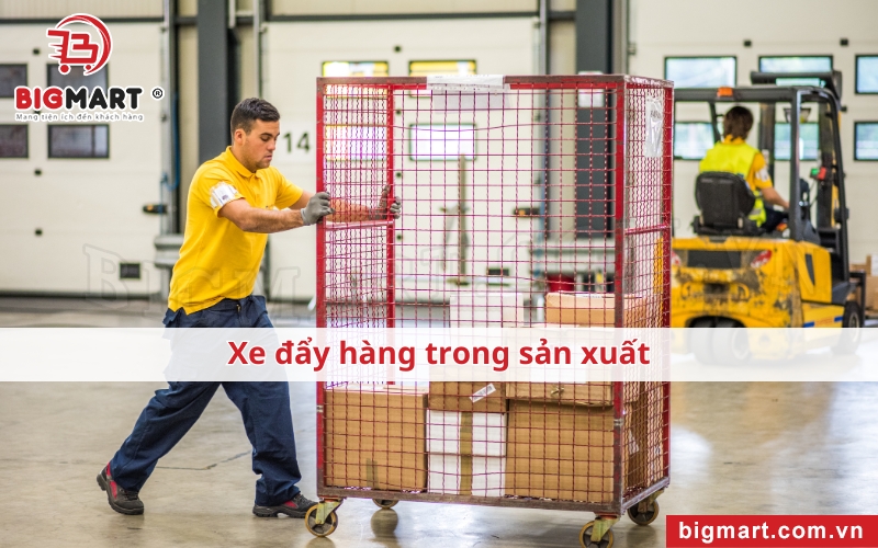 Xe đẩy hàng tại Bạc Liêu trong sản xuất