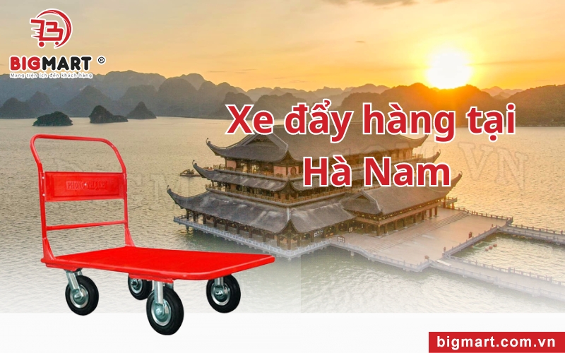 Xe đẩy hàng tại Hà Nam