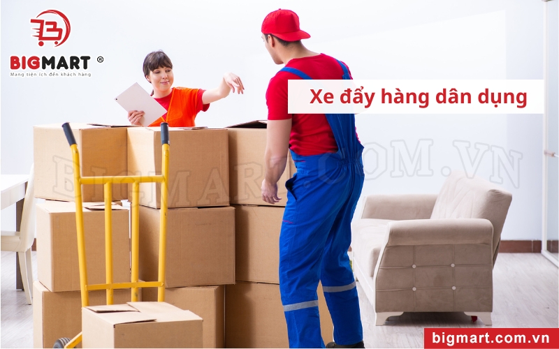 Xe đẩy hàng tại Hà Nam sử dụng trong gia đình