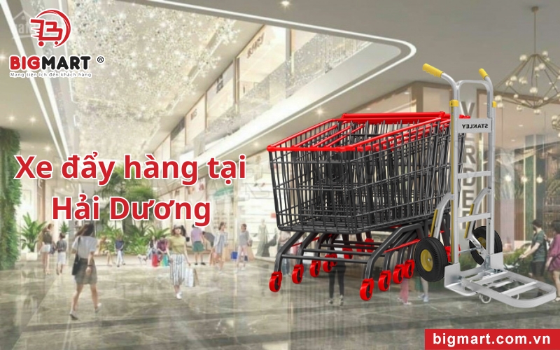 Xe đẩy hàng tại Hải Dương