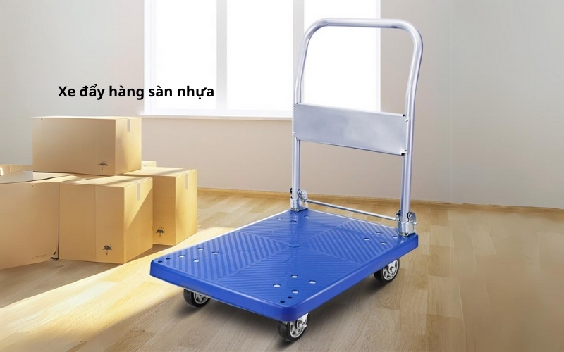 Xe Đẩy Hàng Tại Hậu Giang sàn nhựa