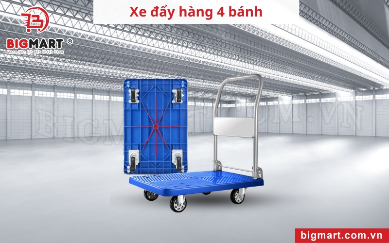 Xe Đẩy Hàng Tại Hưng Yên 4 bánh