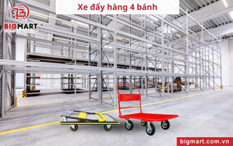 Xe đẩy hàng tại Nam Định 4 bánh