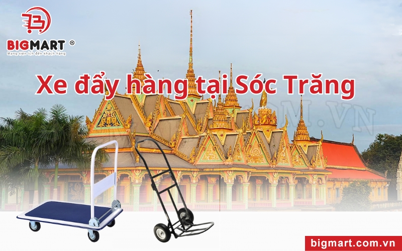 Xe đẩy hàng tại Sóc Trăng