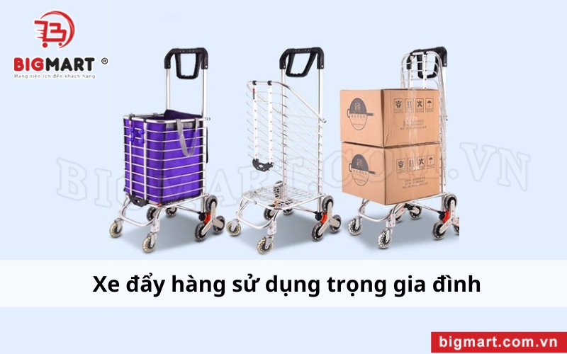 xe đẩy hàng thường dùng trong gia đình