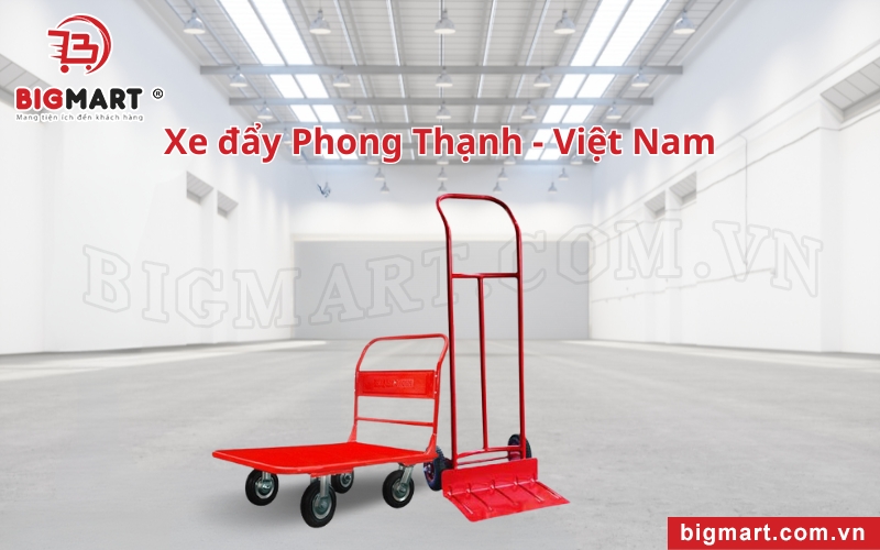 Xe đẩy hàng tại Thái Bình Phong Thạnh