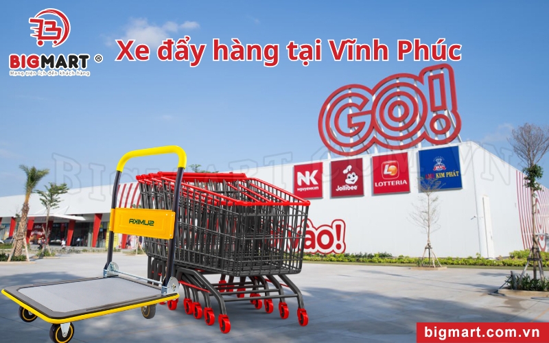 Xe đẩy hàng tại Vĩnh Phúc