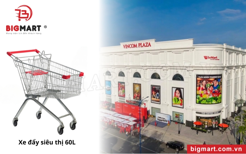 Xe Đẩy Siêu Thị Tại Bạc Liêu 60l