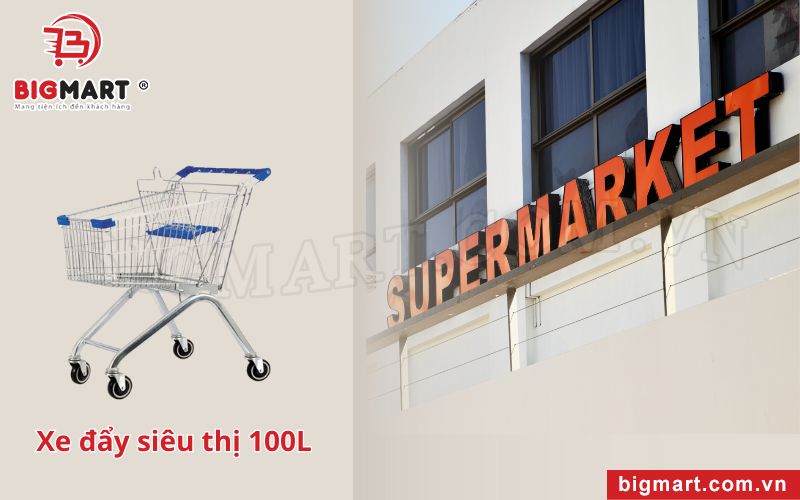 Xe Đẩy Siêu Thị Tại Cà Mau 100l