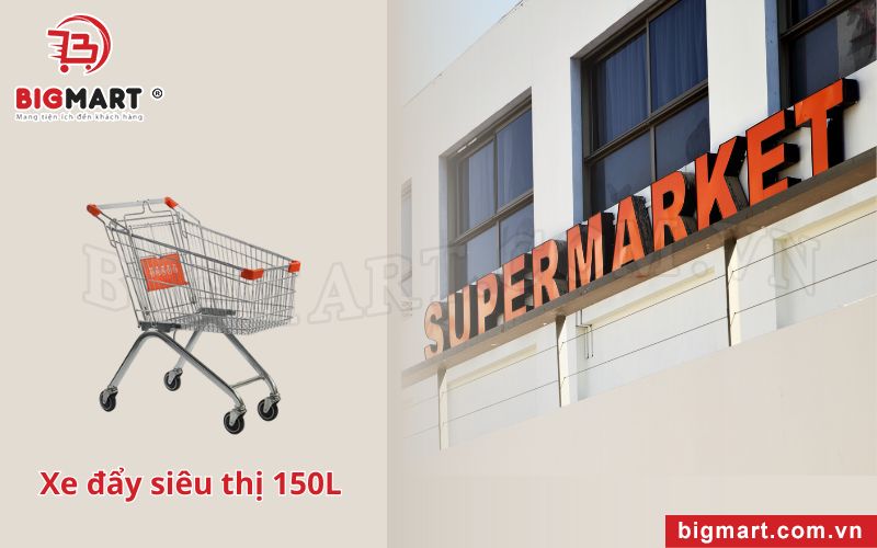 Xe Đẩy Siêu Thị Tại Cà Mau 150l