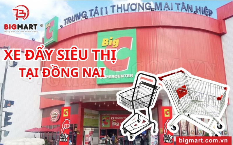 xe đẩy siêu thị tại Đồng Nai