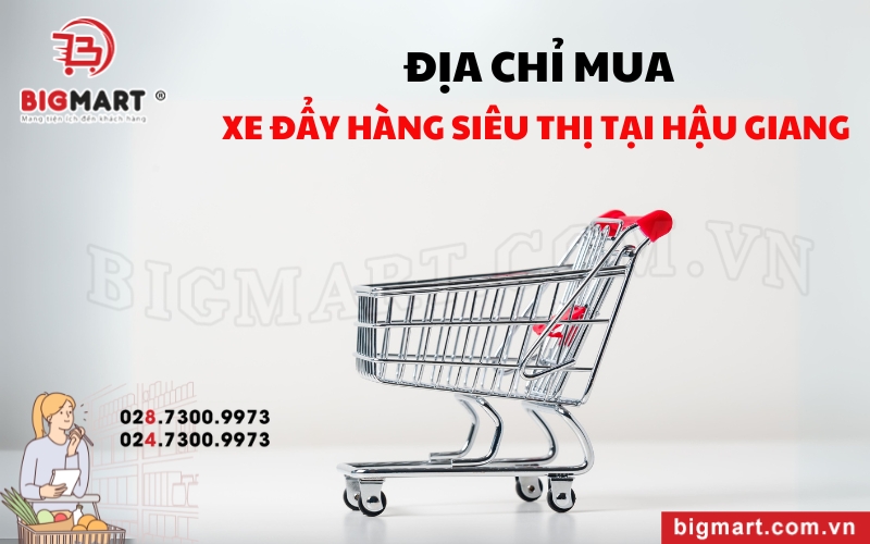 địa chỉ mua Xe đảy siêu thị tại Hậu Giang