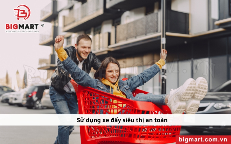 lưu ý khi sử dụng Xe đảy siêu thị tại Hậu Giang