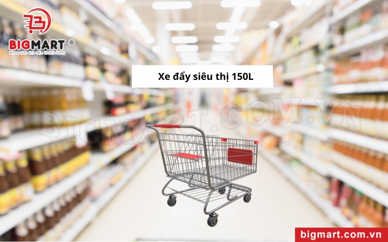 Xe đẩy siêu thị tại Kiên Giang 150L