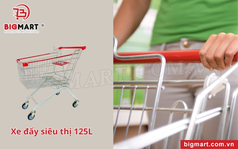 Xe đẩy siêu thị tại Thái Bình 125L