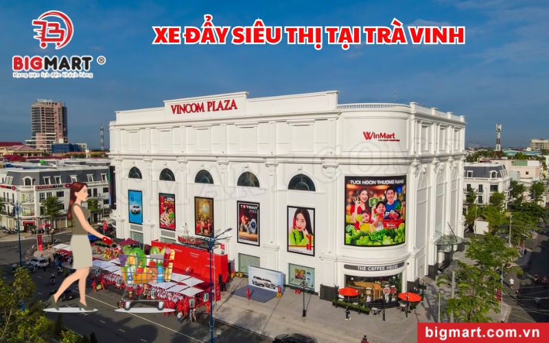 xe đẩy siêu thị tại Trà Vinh