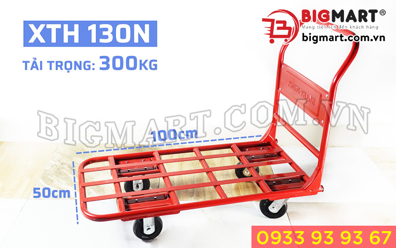 Xe đẩy 4 bánh mặt lưới Phong Thạnh XTH 130N