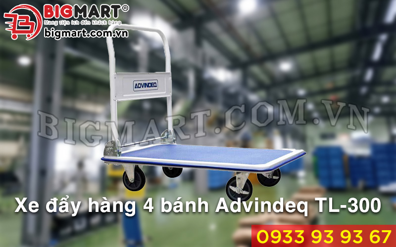 Xe đẩy hàng 4 bánh Advindeq TL-300