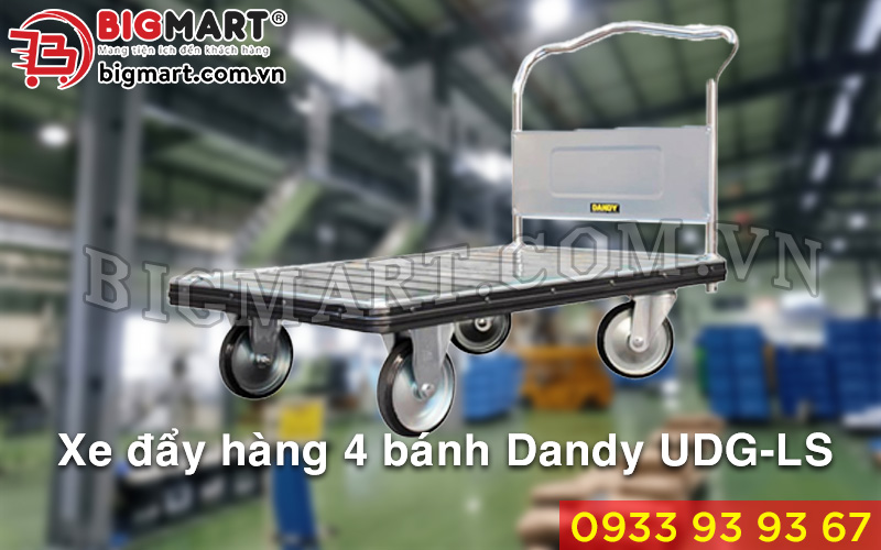 Xe đẩy hàng 4 bánh DANDY UDG-LS