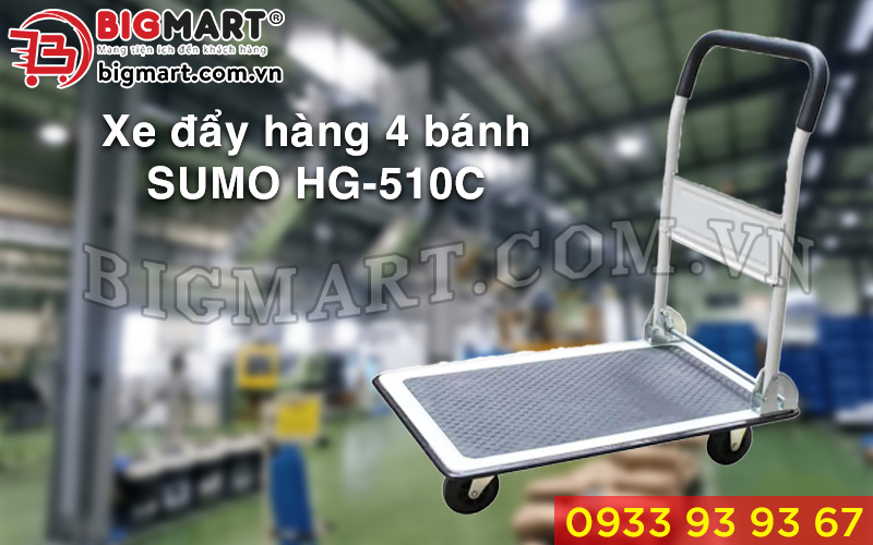 Xe đẩy hàng 4 bánh SUMO HG-510C