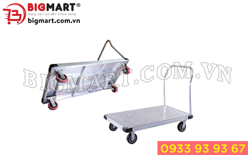 Xe đẩy hàng 4 bánh sàn nhựa PT-0089