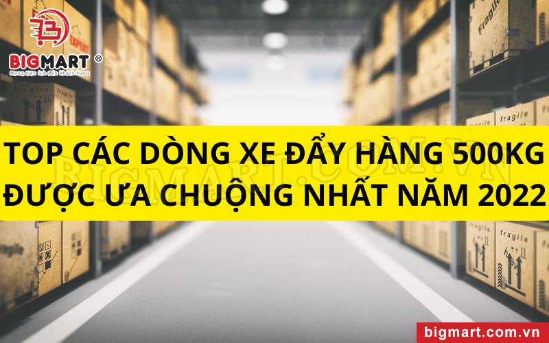 Top 5+ dòng xe đẩy hàng 500kg được ưa chuộng 2022