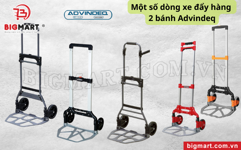 Một số dòng xe đẩy hàng 2 bánh Advindeq