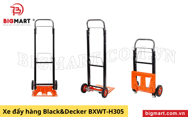 Xe đẩy hàng 2 bánh 100kg Black&Decker BXWT-H305