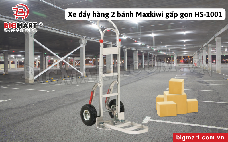 Xe đẩy hàng 2 bánh Maxkiwi HS-1001