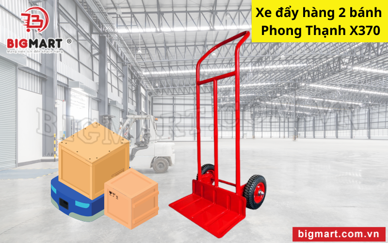 Xe đẩy hàng 2 bánh Phong Thạnh X370