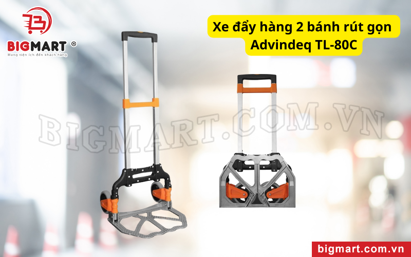 Xe đẩy hàng 2 bánh rút gọn Advindeq TL-80C