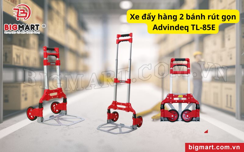 Xe đẩy hàng 2 bánh rút gọn Advindeq TL-85E