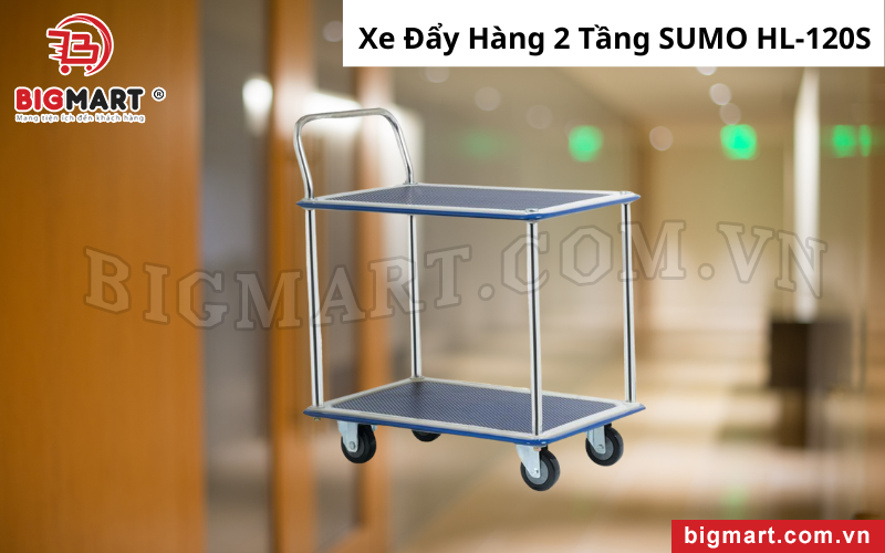 Xe Đẩy Hàng 2 Tầng SUMO HL-120S