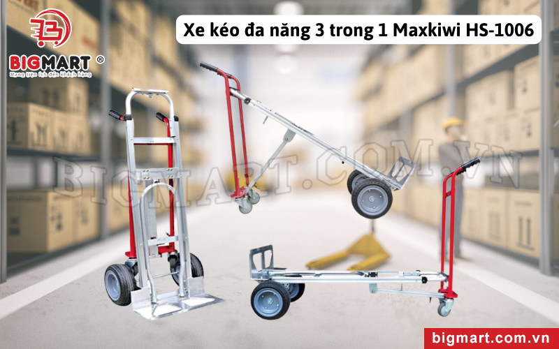 Xe kéo đa năng 3 trong 1 Maxkiwi HS-1006