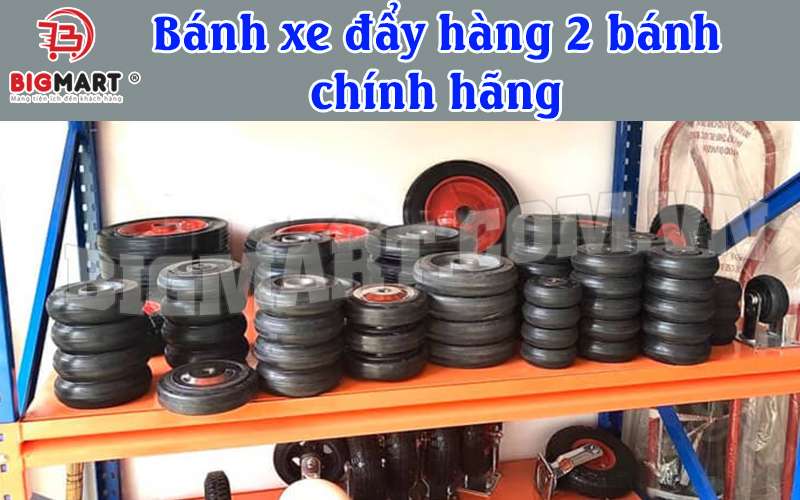 Mua bánh xe đẩy hàng 2 bánh chính hãng tại Bigmart