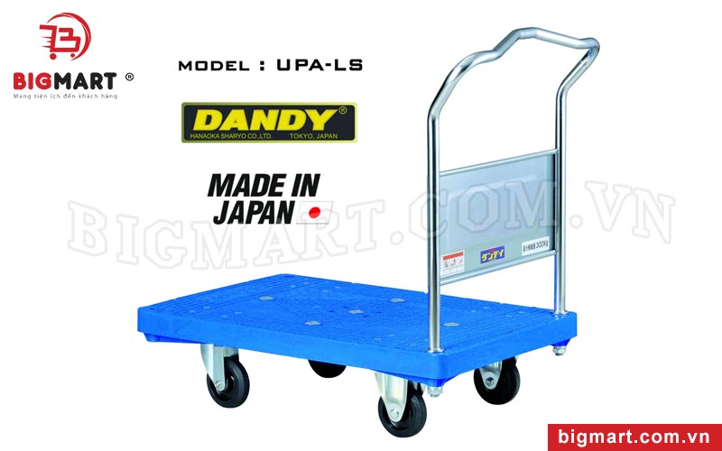 Xe Đẩy Sàn Nhựa 4 Bánh DANDY UPA-LS Tải Trọng 300kg