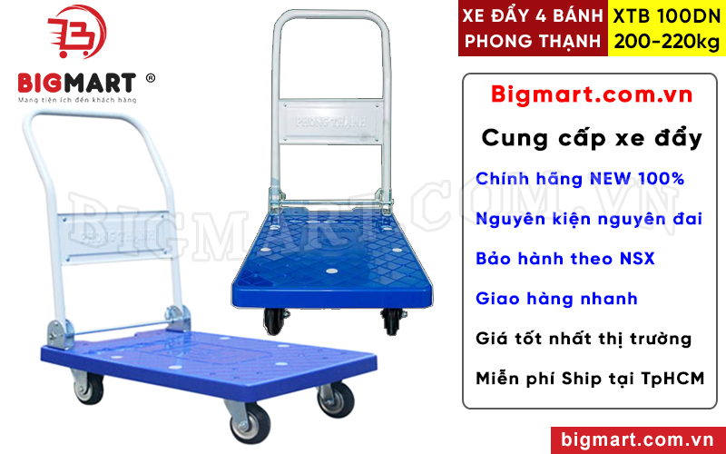 Mua xe đẩy XTB 100DN chính hãng tại BIGMART