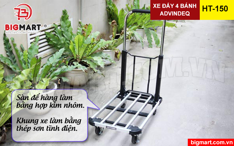 Sàn xe được làm bằng hợp kim nhôm