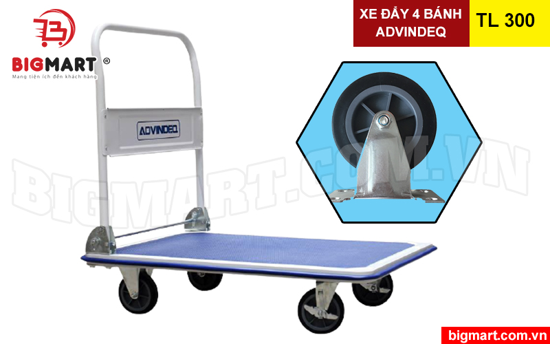 Bánh xe được thiết kế nhựa cao cấp 