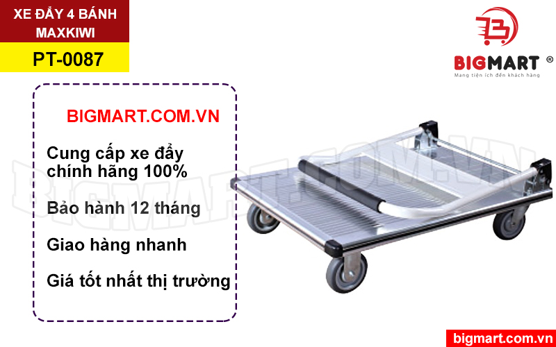 Địa chỉ mua xe đẩy hàng chính hãng tại BIGMART