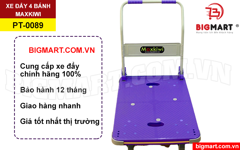 Mua xe đẩy hàng chính hãng tại BIGMART